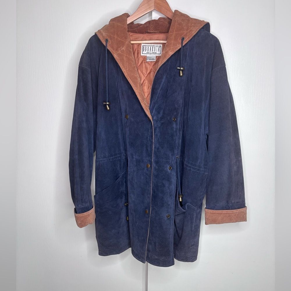 BB Dakota Pret a Porter vintage leather suede jacket sz L